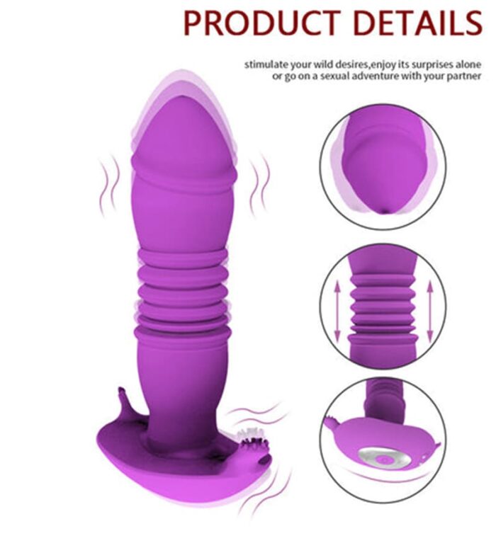 Lovesvibe Anal Dildo Vibratoren Analplug mit 7 Vibrations Prostata Stimulator Sexspielzeug Für Paare Männer Frauen