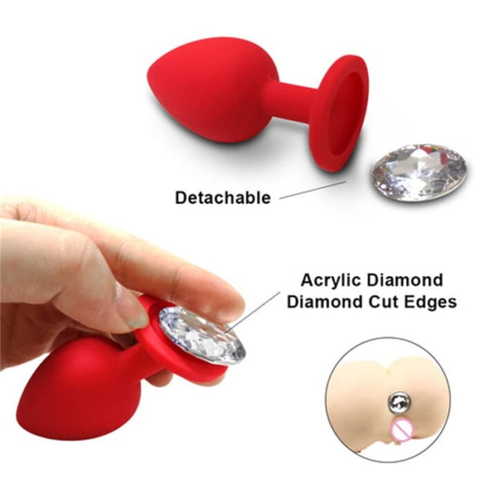 Lovesvibe Analplug aus Silikon für Männer Anal Vibratorenset Buttplug für Frau Paare