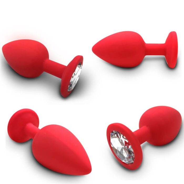 Lovesvibe Analplug aus Silikon für Männer Anal Vibratorenset Buttplug für Frau Paare