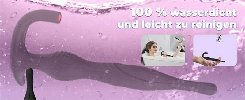 Lovesvibe Aufblasbar Analplug mit Pumpe, 24cm Verstellbar Riesen Dildo Butt Plug Anal Dilatator SM Sexspielzeug