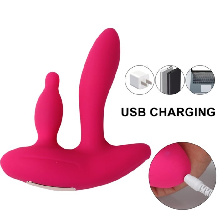 Lovesvibe G-Punkt Vibrator Analvibratoren mit 11 Vibrations 2 Anal Dildo Sex Spielzeug für die Männer Frau Paare
