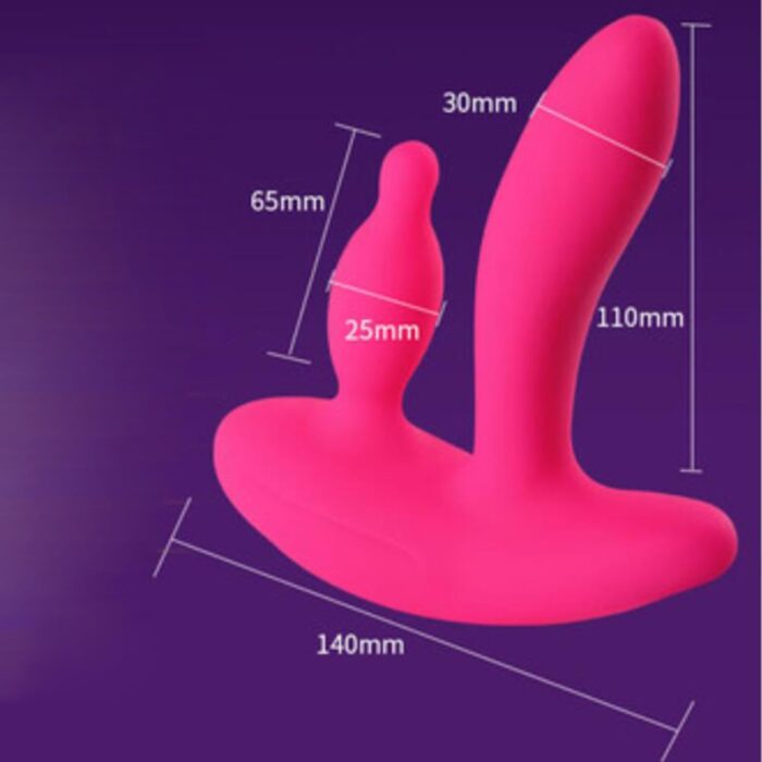 Lovesvibe G-Punkt Vibrator Analvibratoren mit 11 Vibrations 2 Anal Dildo Sex Spielzeug für die Männer Frau Paare