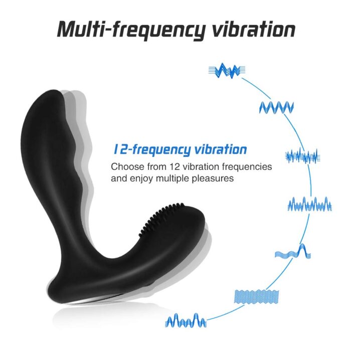 Lovesvibe Prostata Vibratoren Buttplug mit 12 Vibrations Analvibratoren für Männer