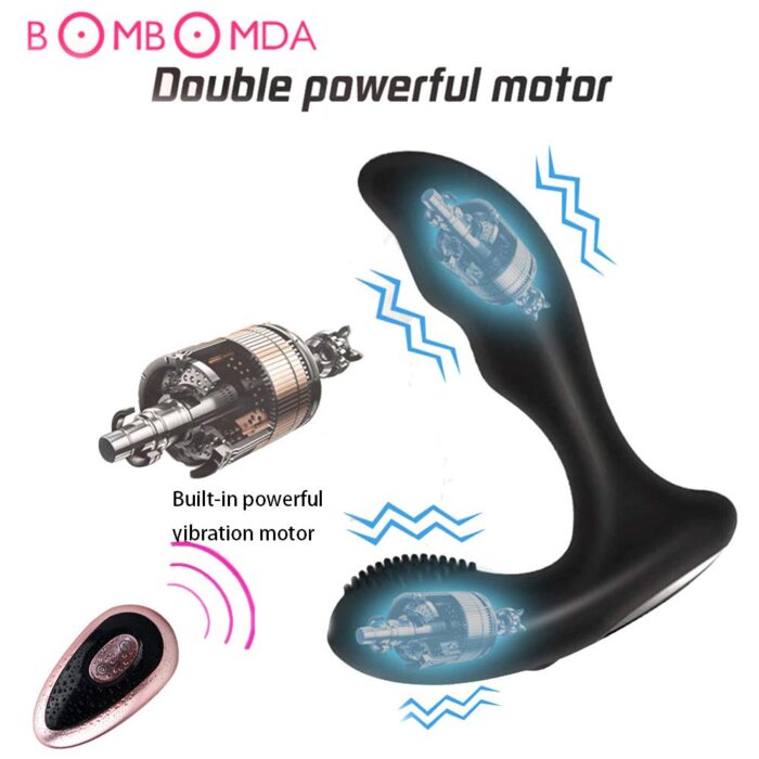 Lovesvibe Prostata Vibratoren Buttplug mit 12 Vibrations Analvibratoren für Männer