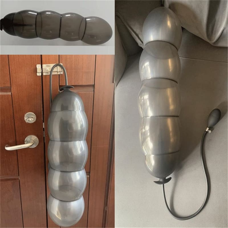 Lovesvive Super Große XXL Aufblasbarer Analplug für Vagina Anus Expansion mit Abnehmbarer Pumpe Fetisch SM Analsex