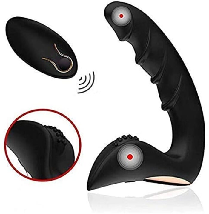 Mannuo Kath Prostata Massage mit 10 Vibrationsmodi Anal Vibratoren für Männer und Frauen