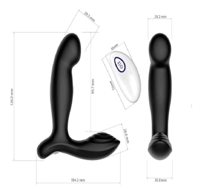 Omysky Analvibratoren für Mann mit 10 Vibrationsmodi Recargable Prostata Massage mit Fernbedienung
