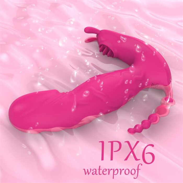 Rabbit Dildo Vibrator Sex Spielzeug für die Frau mit 9 Vibrations und APP Anal Vibrator Dildo für Paare