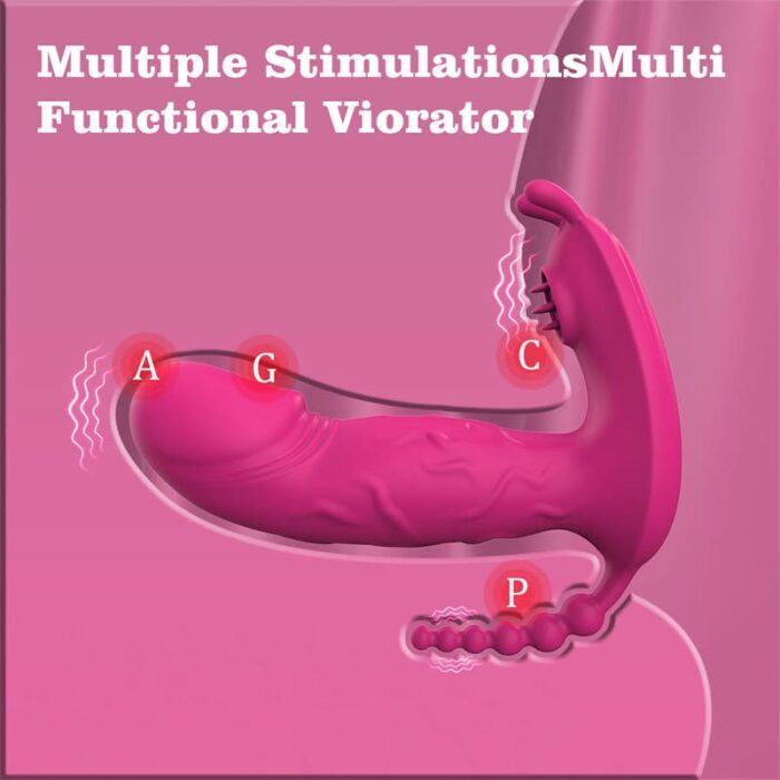 Rabbit Dildo Vibrator Sex Spielzeug für die Frau mit 9 Vibrations und APP Anal Vibrator Dildo für Paare