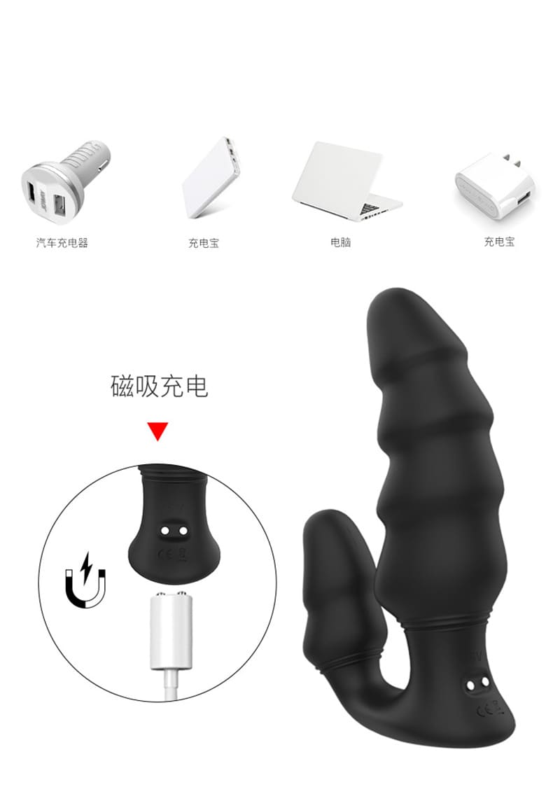 S-HANDE S198 Analvibratoren für Männer Prostata Stimulation mit 9 Vibrationen Analplug Sexspielzeug