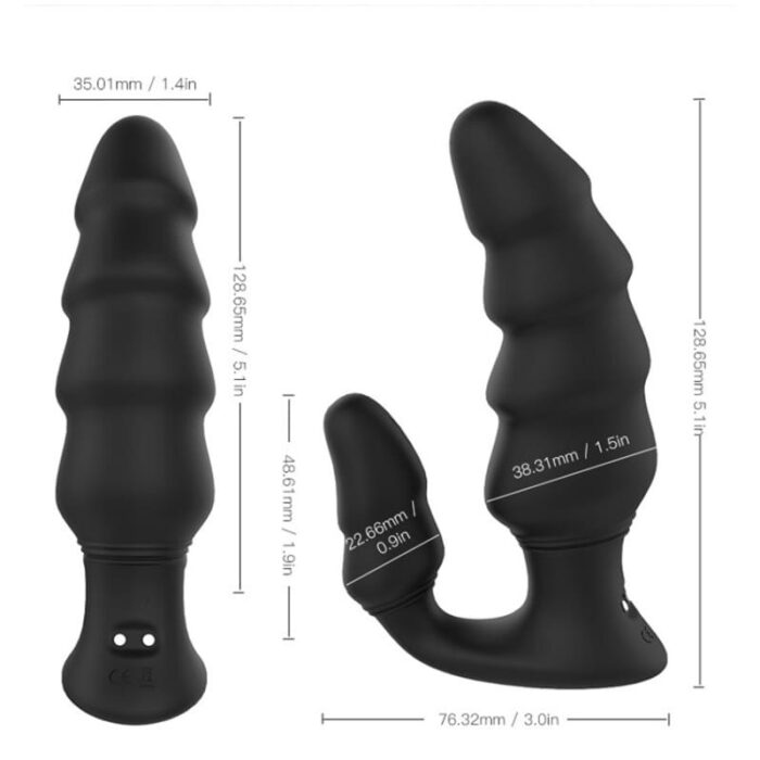 S-HANDE S198 Analvibratoren für Männer Prostata Stimulation mit 9 Vibrationen Analplug Sexspielzeug