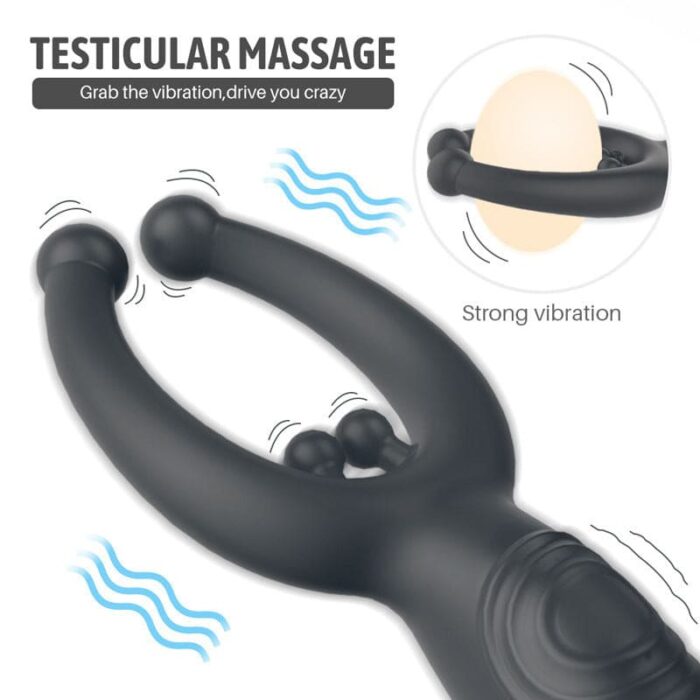 S-HANDE S234-2 Prostata Massagegerät Analvibrator für Mann mit 9 Vibrationsmodi Silikon Anal Dildo Sex Toys