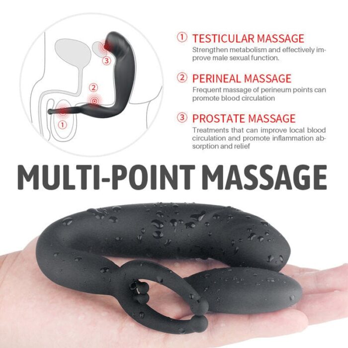S-HANDE S234-2 Prostata Massagegerät Analvibrator für Mann mit 9 Vibrationsmodi Silikon Anal Dildo Sex Toys