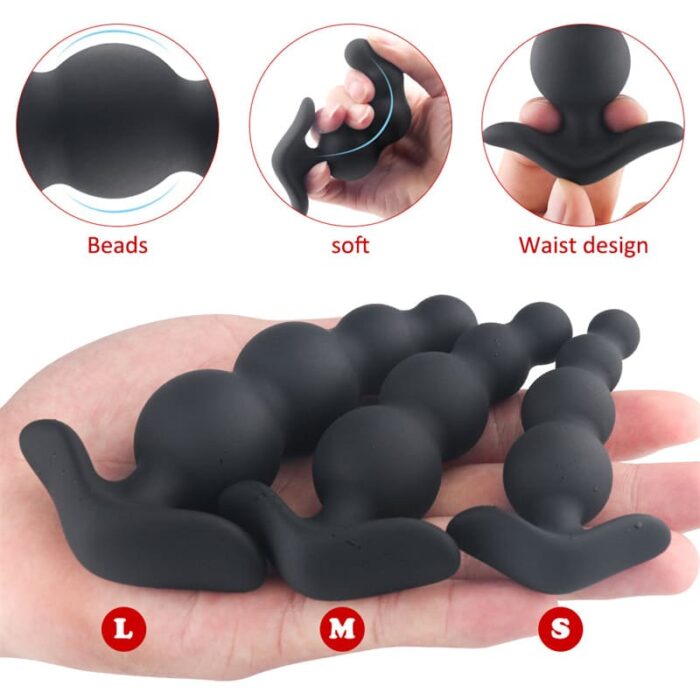 S-HANDE S268 Analkugeln Buttplug für Parre Extrem Sex Silikon Analplug Anfänger