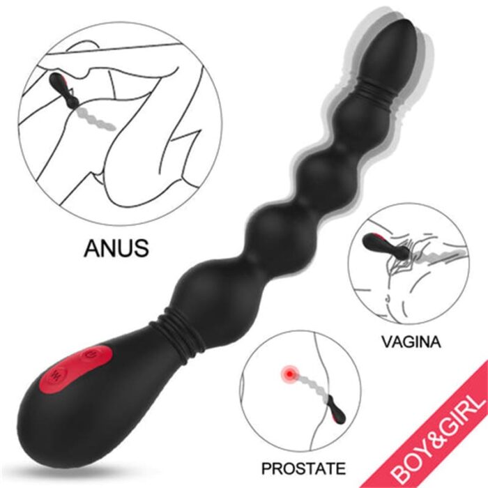 S-HANDE SHD-S166 Analkugeln für Mann mit 9 Vibrationsmodi Analvibratoren Anal Beads Sex Spielzeug für Frauen