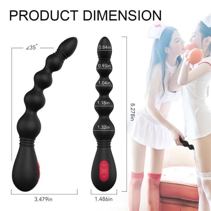 S-HANDE SHD-S166 Analkugeln für Mann mit 9 Vibrationsmodi Analvibratoren Anal Beads Sex Spielzeug für Frauen
