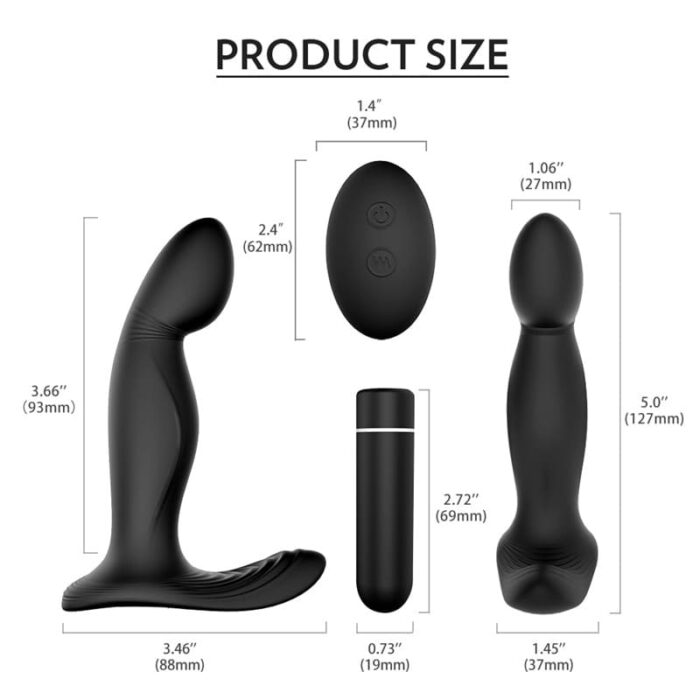 SHD-S113-2 Analvibratoren für Mann mit 9 Vibrationsmodi G Punkt Vibration für Frauen Sex Spielzeug für die Männer