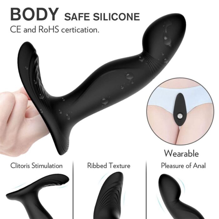 SHD-S113-2 Analvibratoren für Mann mit 9 Vibrationsmodi G Punkt Vibration für Frauen Sex Spielzeug für die Männer