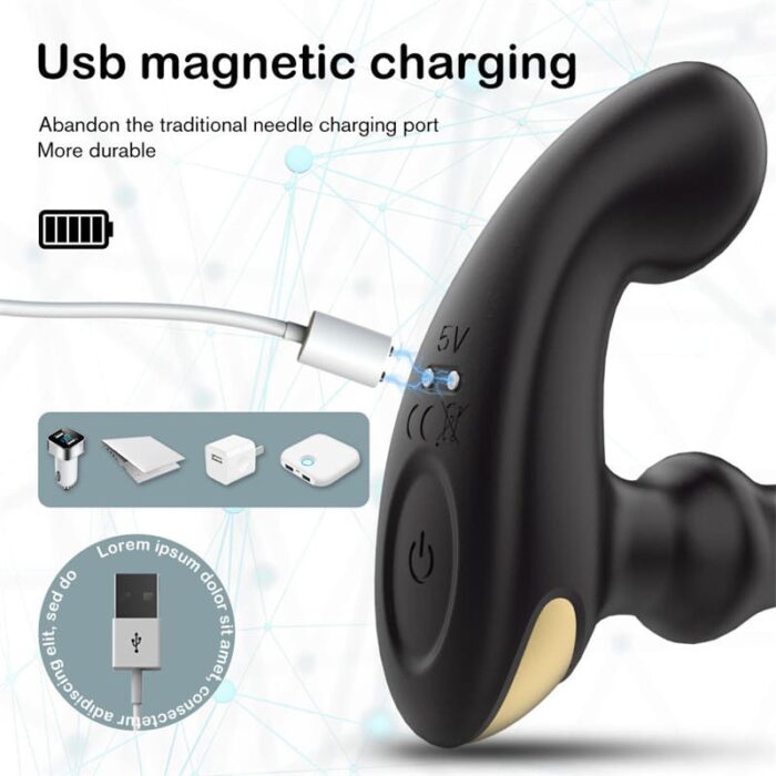 SHD-S300 Prostata Stimulation Männer mit 9 Vibrationen Anal Vibratoren Sexspielzeug für Männer