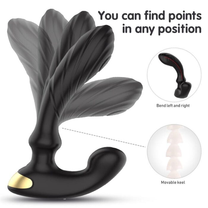 SHD-S300 Prostata Stimulation Männer mit 9 Vibrationen Anal Vibratoren Sexspielzeug für Männer