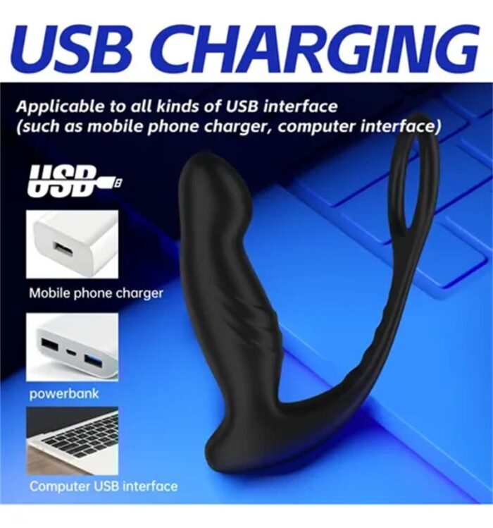 Sexy Niuniu Prostate Massager mit 10 Vibrations Analvibratoren Sex Spielzeug für die Männer Paare mit Fernbedienung