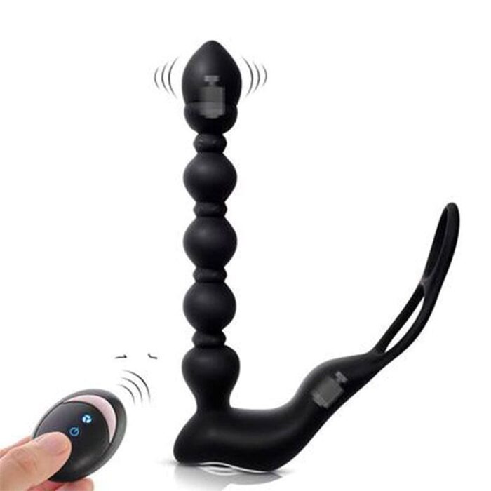 The Tower Analkugel Analvibratoren für Mann Frau mit 10 Vibrationsmodi Anal Dildo Vibrator Analplug für Männer Frauen