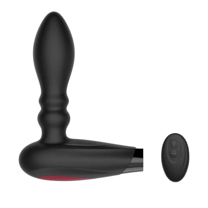 WISTONE Prostata Massage Aufblasbarer Analplug mit 10 Vibrations Analvibratoren Sex Spielzeug für die Männer