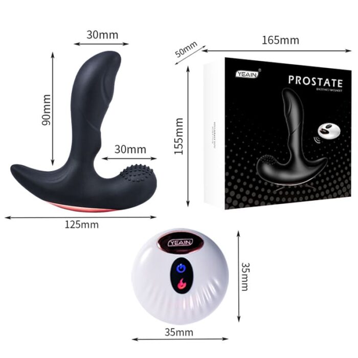 YEAIN YY807 Analvibratoren Männer Anal Dildo mit 9 Vibrations und Rotations Anal Plug Sex Spielzeug für die Paare