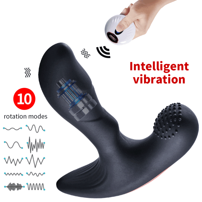 YEAIN YY807 Analvibratoren Männer Anal Dildo mit 9 Vibrations und Rotations Anal Plug Sex Spielzeug für die Paare