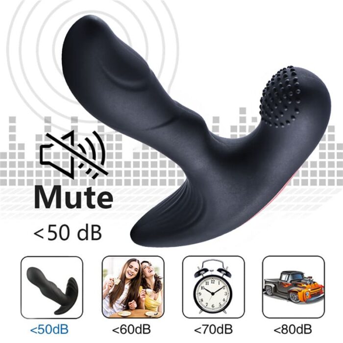 YEAIN YY807 Analvibratoren Männer Anal Dildo mit 9 Vibrations und Rotations Anal Plug Sex Spielzeug für die Paare