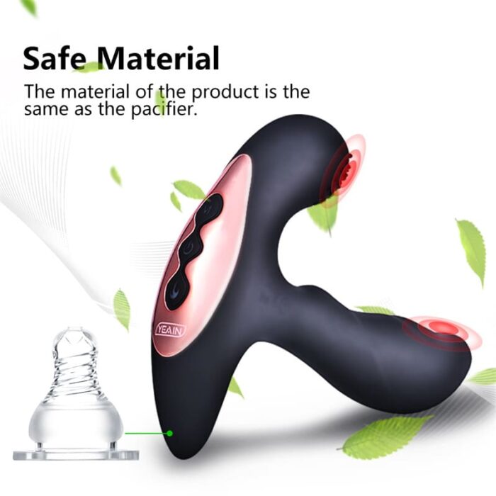 YEAIN YY807 Analvibratoren Männer Anal Dildo mit 9 Vibrations und Rotations Anal Plug Sex Spielzeug für die Paare