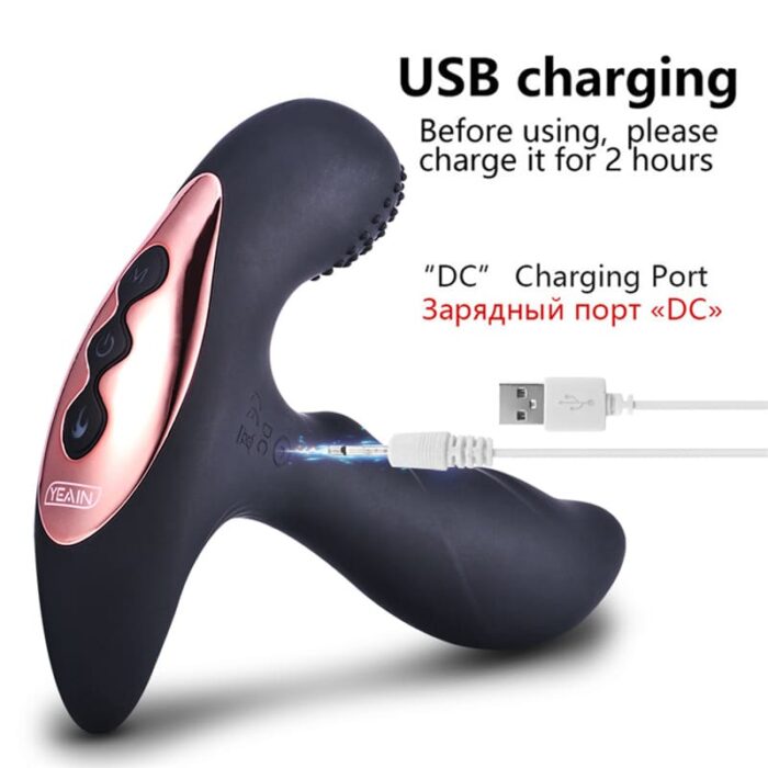 YEAIN YY807 Analvibratoren Männer Anal Dildo mit 9 Vibrations und Rotations Anal Plug Sex Spielzeug für die Paare