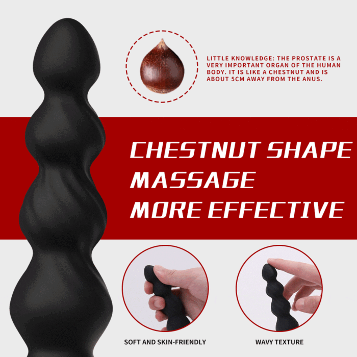 YEAIN YY810 Analkugeln Prostata Stimulator mit 12 Vibrations Analvibrator Sex Spielzeug für die Paare