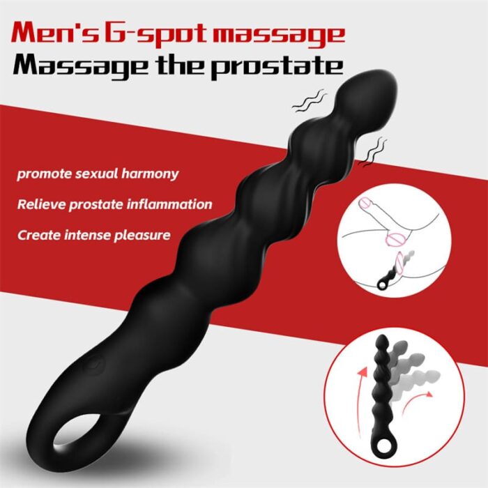 YEAIN YY810 Analkugeln Prostata Stimulator mit 12 Vibrations Analvibrator Sex Spielzeug für die Paare
