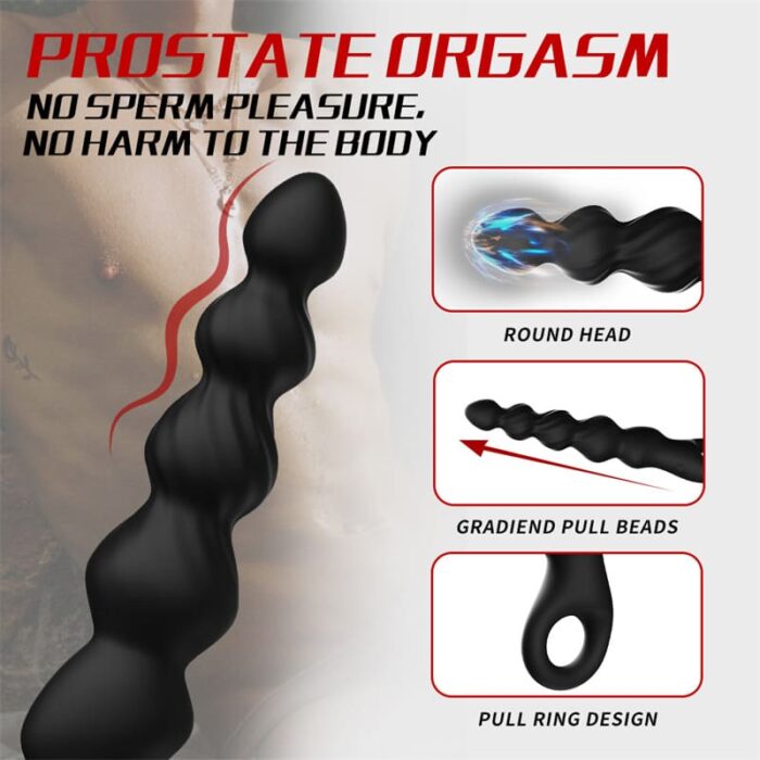 YEAIN YY810 Analkugeln Prostata Stimulator mit 12 Vibrations Analvibrator Sex Spielzeug für die Paare