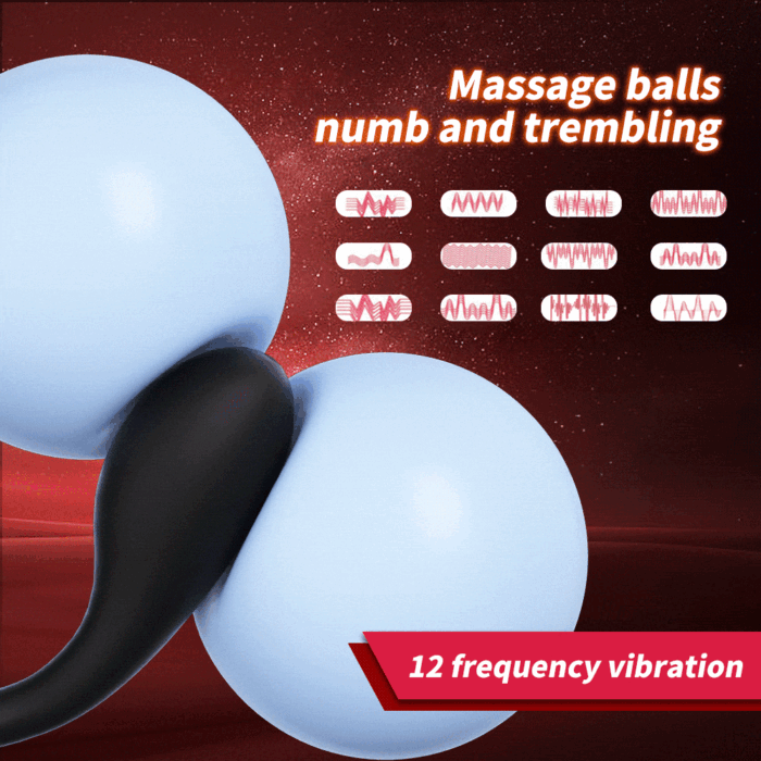 YEAIN YY813 Anal Dildo Männer Prostata Stimulator mit 12 Vibrations & 3 Stoßfunktion Wasserdicht Analvibrator