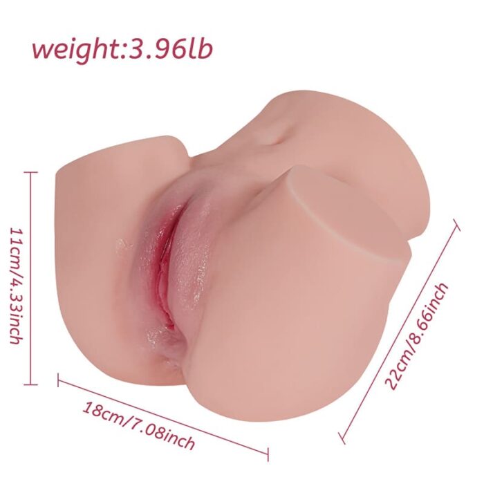 1,8KG YASHA Sexpuppen Torso Sex Spielzeug für die Männer Mini Realistische Arsch Masturbator mit Vagina Anal