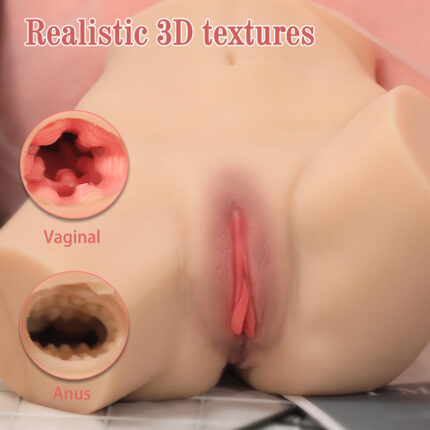 2.67KG Eva Realistische Sexpuppen Masturbator Torso Arsch Masturbator mit Vagina und Anal – Bild 5