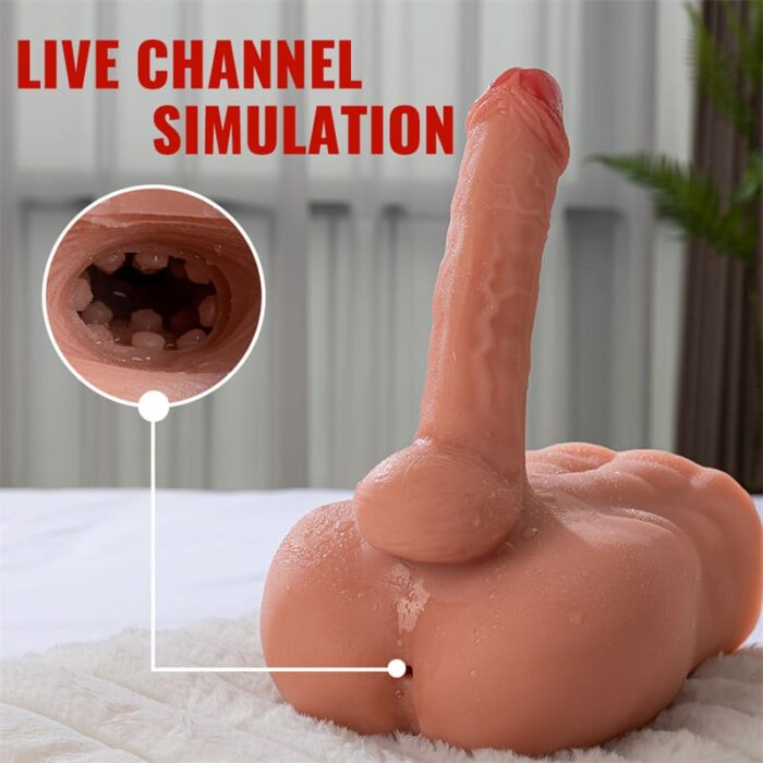2,3KG Bartley Männliche Sexpuppen Torso Masturbator mit Realistischer Dildo