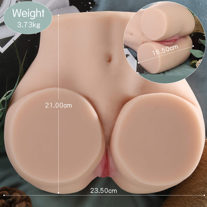 3.63 KG Tess Realistisch Groß Masturbieren für Männer, Dual-Tunnel Masturbator Sex Spielzeug für die Männer Extrem