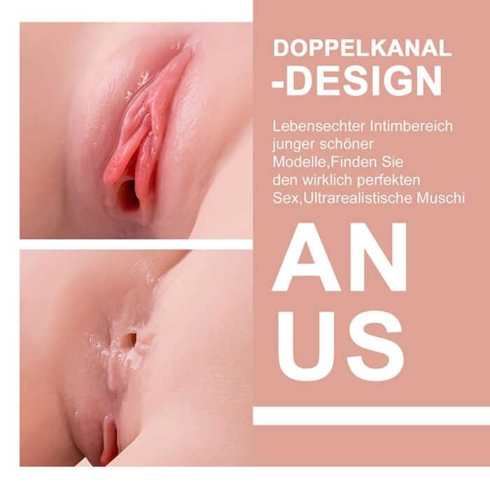 3,5KG Jessica Masturbator Sex Spielzeug für die Männer Sexpuppen Torso mit Muschi und weichen Anal Brüste