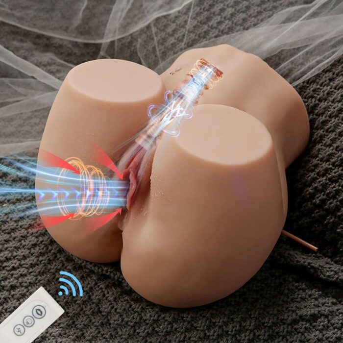 6,1KG Agatha Automatischer Realistischer Arsch Masturbator Torso mit 5 Vibration und Saugt Sex Spielzeug für die Männer