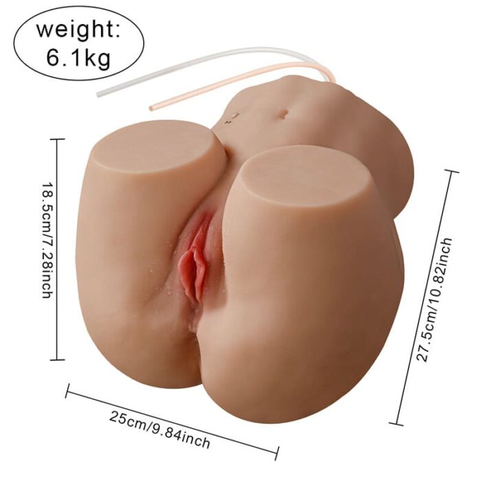 6,1KG Agatha Automatischer Realistischer Arsch Masturbator Torso mit 5 Vibration und Saugt Sex Spielzeug für die Männer