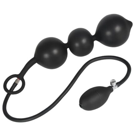LOVESVIBE Riesen Aufblasbar Analplug mit Pumpe Anal Dilator Große Verstellbar Analkugeln SM Sex Spielzeug für Paare