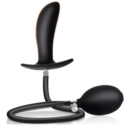 LOVESVIBE Silikon Aufblasbar Analplug mit abnehmbarer Nadel Allein Genutzt Expansion Anal BDSM Sexspielzeug für Paare